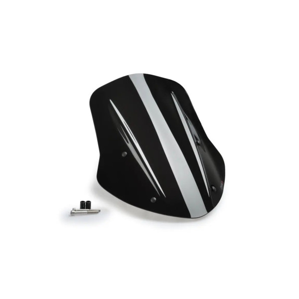 Puig Puig adjustable touring screen | black (opaque) | ducati diavel 1260 2019>current